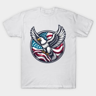 USA Flag Eagle T-Shirt